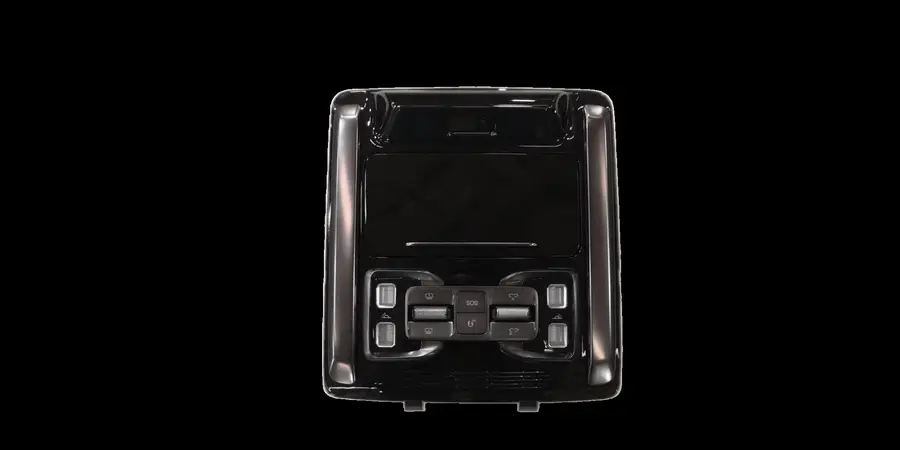 BX 前室内灯总成-钢琴黑