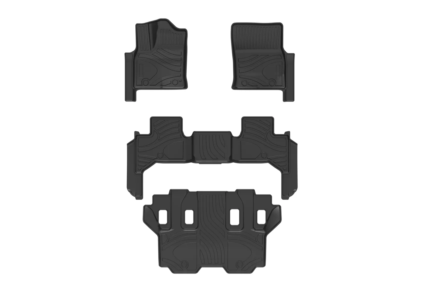 Toyota 2021-2025 LC 300 7seats LHD custom fit car mats