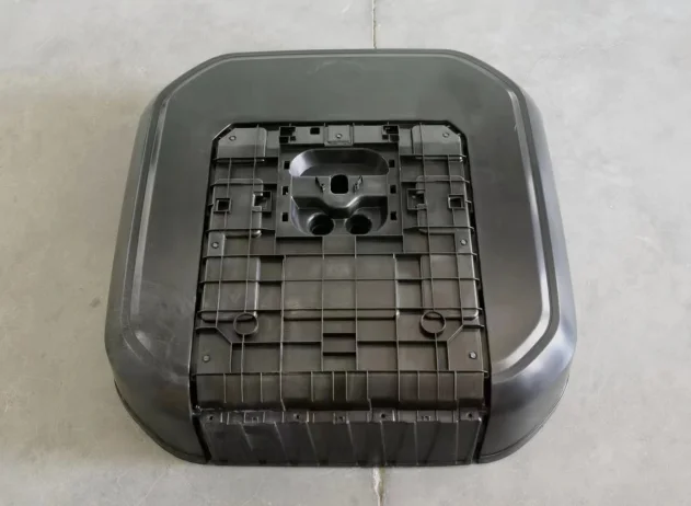Rear spare tire cover body-high gloss black