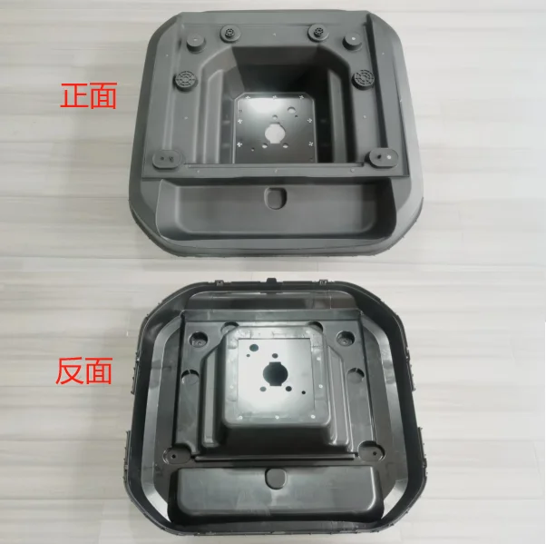 Rear spare tire cover base assembly