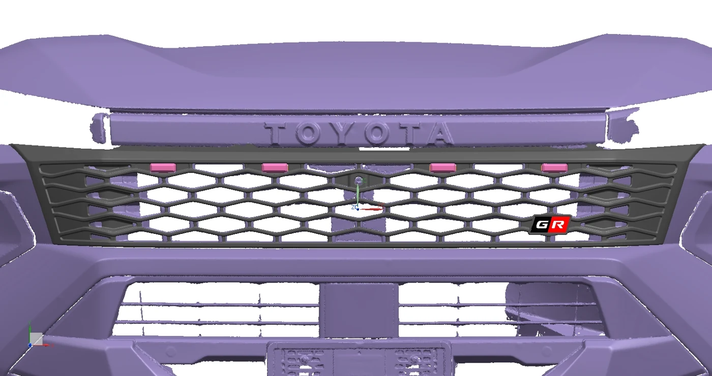 Car Front Grill without led for HILUX TRAVO 26+(1PCS)