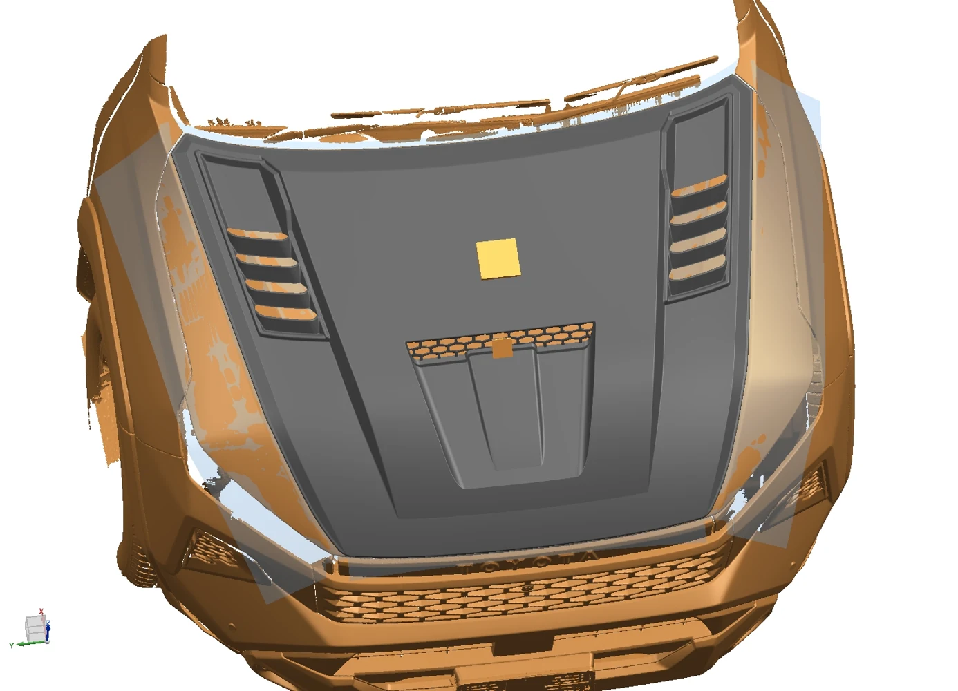 Bonnet scoop for  Hilux /TRAVO 26(1PCS)